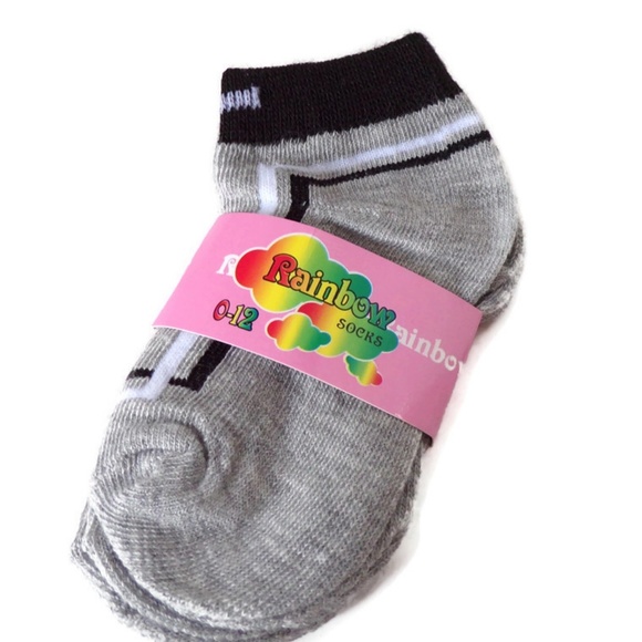 Toddlers Ankle Socks 2-3 years Old 4 Pairs K1304 - Picture 3 of 3